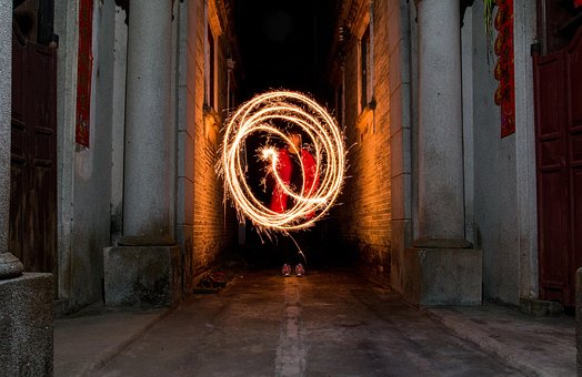 Pictură Ușoară, Focuri De Artificii