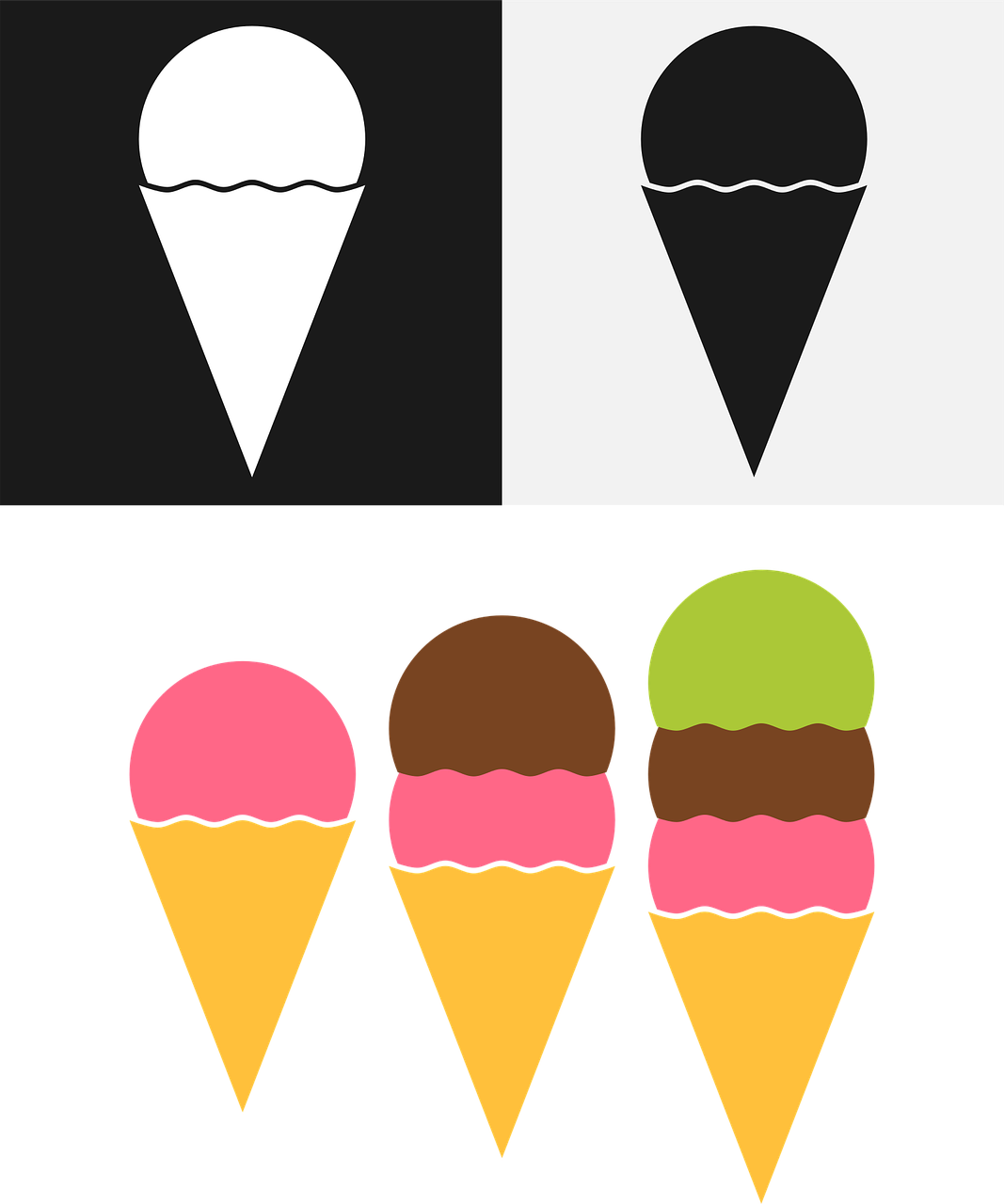 Eis Creme Süß - Kostenlose Vektorgrafik auf Pixabay