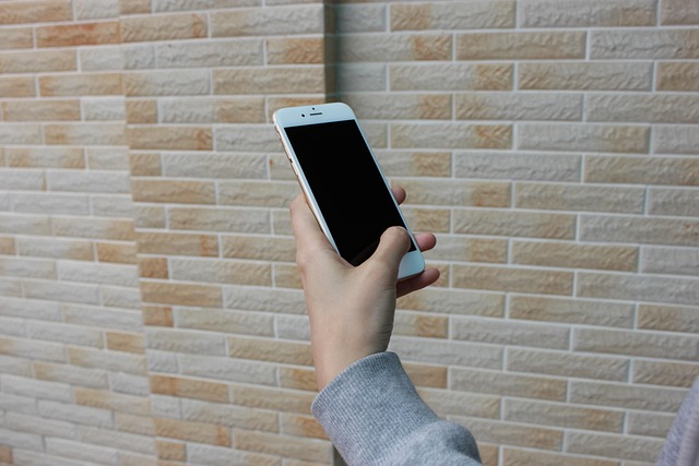 Iphone, 6S, Hånd, Telefon, Pige, Æble