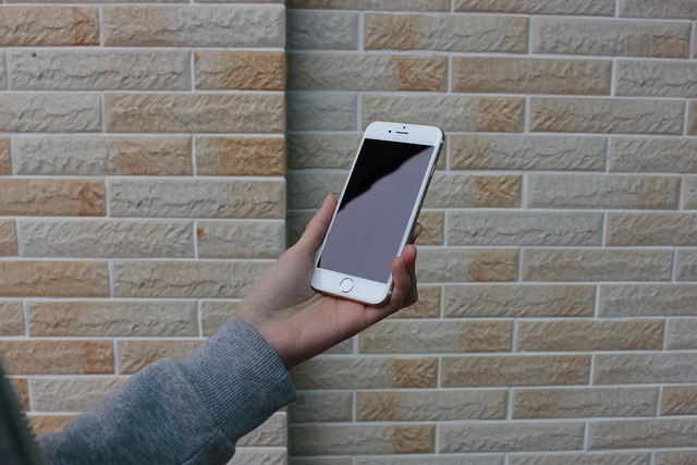 Iphone, 6S, Hånd, Telefon, Pige, Æble