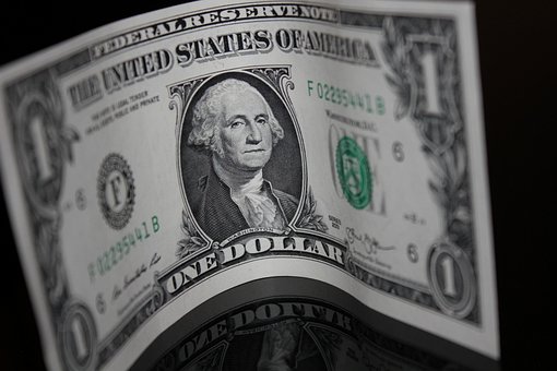 Geld, Dollarschein, Papier, Eins, Dollar