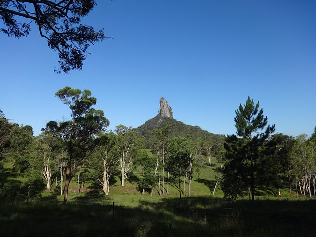 Free Glasshouse Mountains Queensland photo and picture