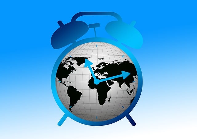 Free alarm clock globe earth illustration