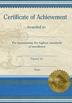 certificate, achievement, template