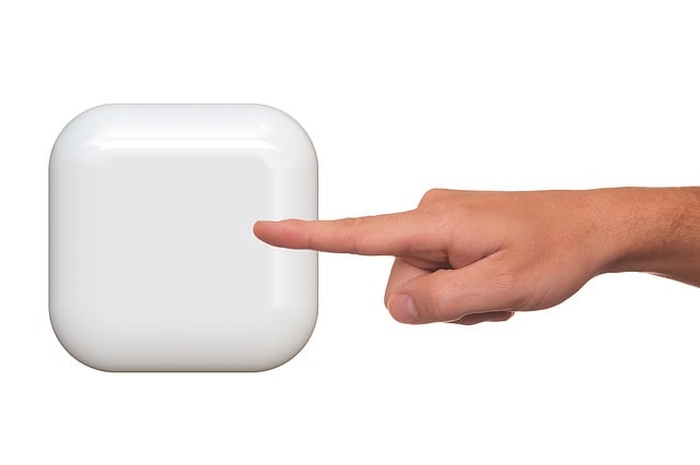Download free HD stock image of Button Hand Free button hand finger illustration