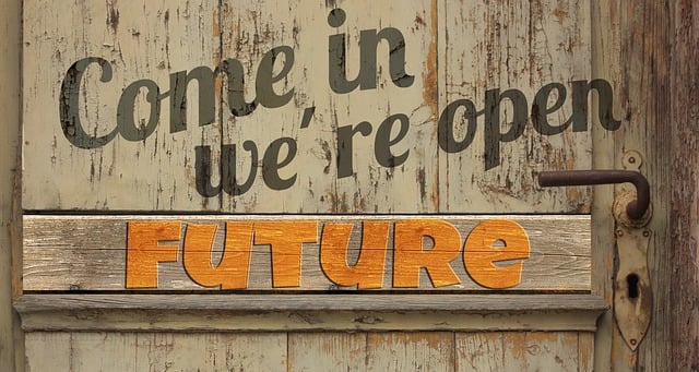 Free door future to open illustration