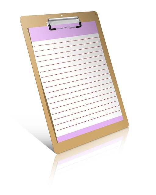 Free clipboard board business illustration