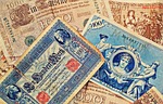 bank note, imperial banknote, currency