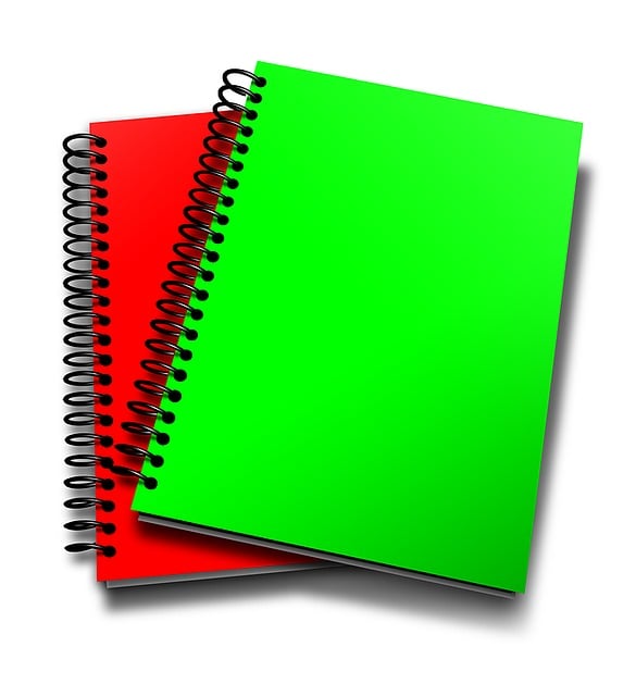 Free binder folder business illustration
