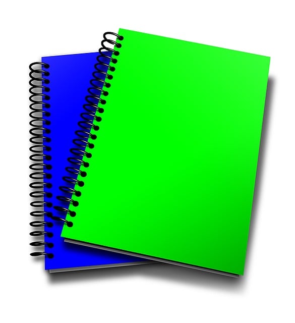 Free binder folder business illustration