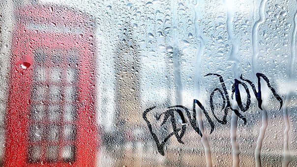 Free London Rain illustration and picture