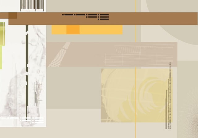 Free abstract geometric brochure illustration