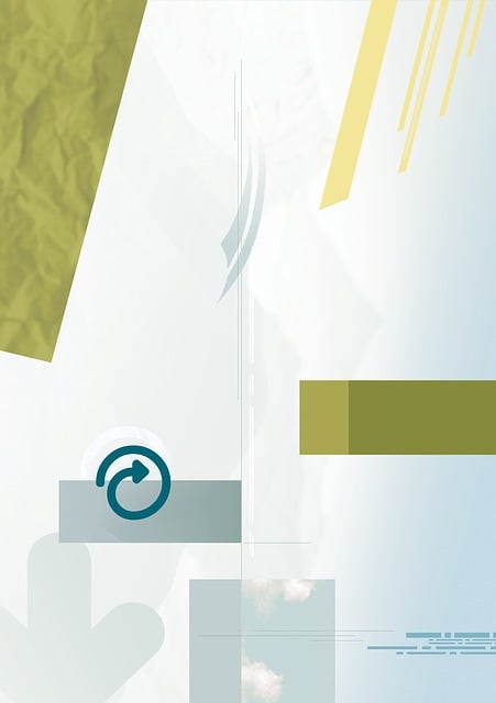 Free abstract geometric brochure illustration
