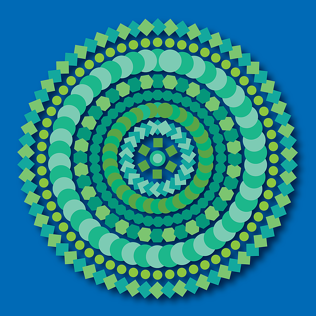 Free mandala swirl geometric illustration