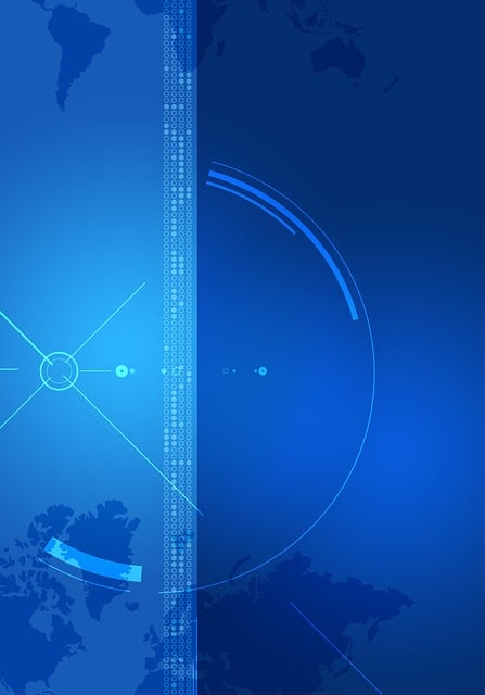 Free abstract geometric world illustration
