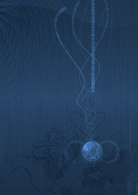 Free abstract geometric world illustration
