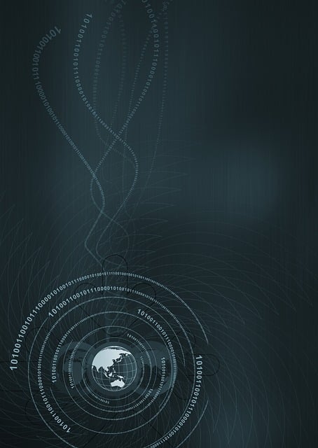Free abstract geometric world illustration