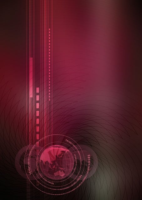 Free abstract geometric world illustration