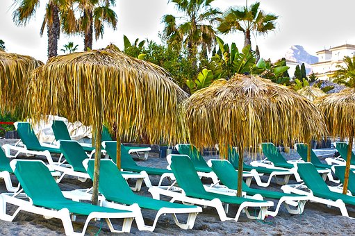 Free Beach Loungers photo and picture