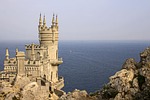 crimea, swallow's nest, sea