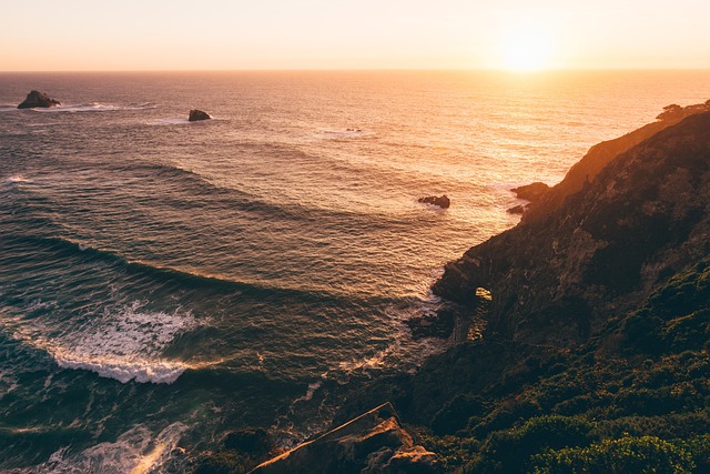 Wellen Cliffs Sonnenuntergang Ozean Wellen - Kostenloses Foto auf Pixabay