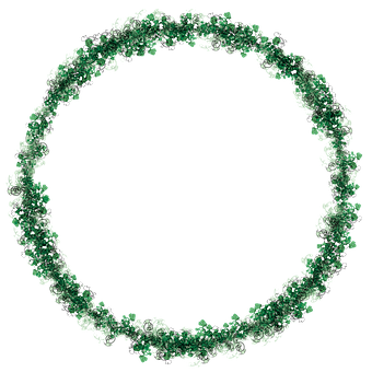 Kranz, Grün, Laub, Natur, Blumen, Feder