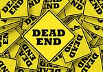 road sign, end, dead end