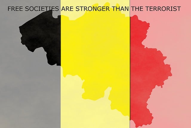 Free attacks terror belgium 22 march 2016 illustration