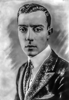 Buster Keaton - Male, Portrait