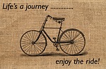 bike, bicycle, hessian