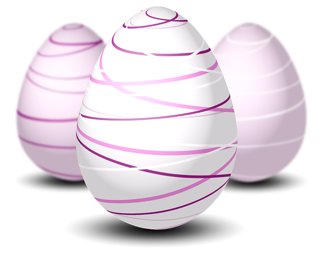 Free eggs easter holidays illustration