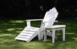 chair, table, adirondack