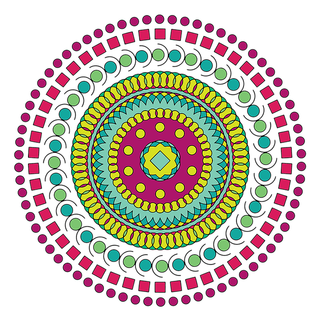 Free mandala swirl geometric illustration