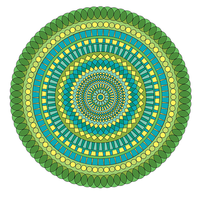 Free mandala swirl geometric illustration