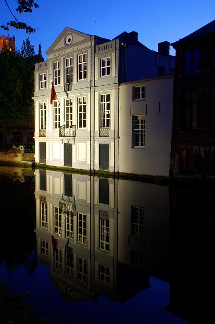 Free Bruges Night photo and picture