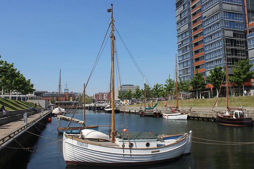 Kiel, Kai City, Kai, Boot, Hafen