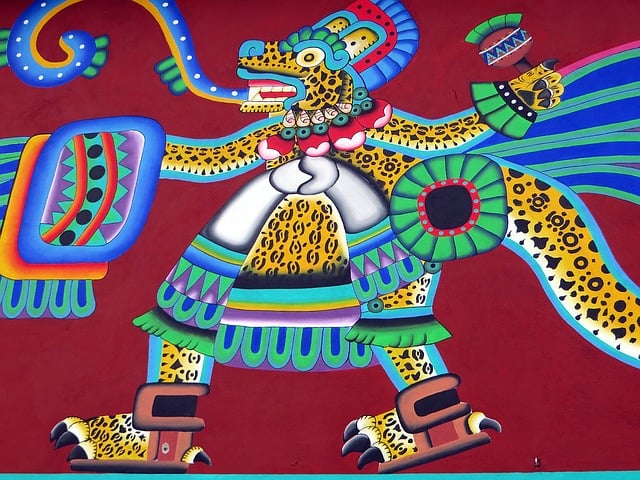Free mexico puebla mural illustration