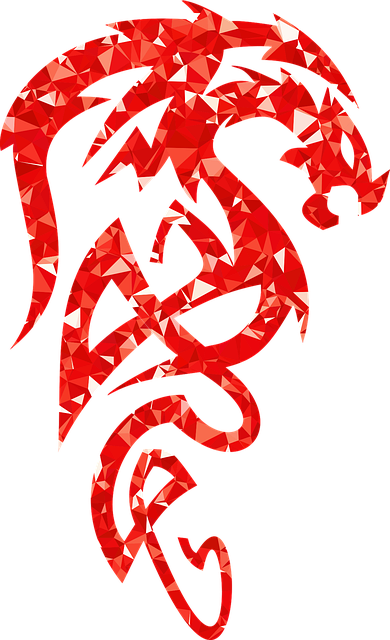 Download free HD stock image of Tribal Drake Free tribal drake dragon vector
