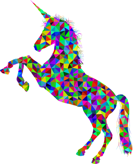 Free unicorn horn horse vector