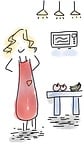 mom, cooking, kitchen