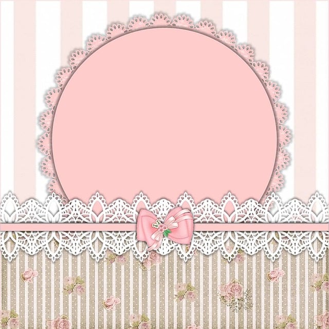 Free guestbook romantic pink illustration