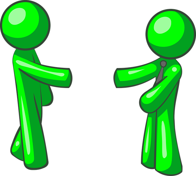 Free characters communication example vector