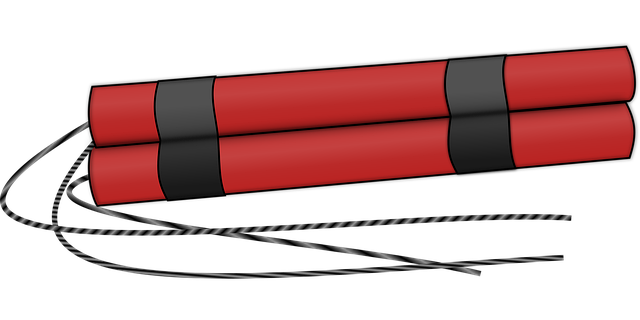 Free dynamite explosive tnt vector