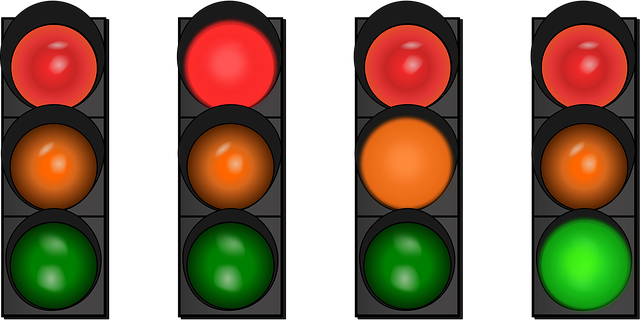 Free car green lamp vector