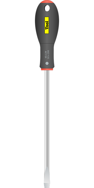 Free screwdriver tool work vector