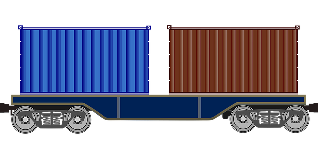 Free flat beds flatcars flat wagons vector