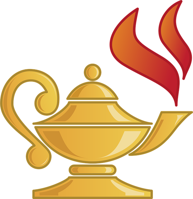 Free for ebook knowledge lamp vector
