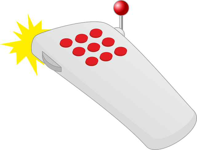 Free button control device vector