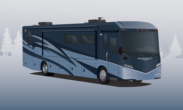 Free camp motor recreation vector