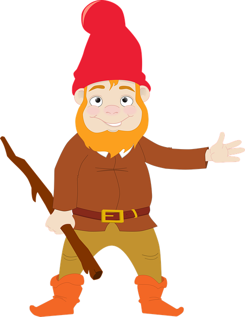 Free boots garden gnome vector